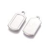 201 Stainless Steel Pendants STAS-L232-017A-2