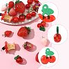 20Pcs 10 Styles Resin Pendants RESI-FS0002-10-2