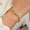 201 Stainless Steel Oval Link Chain Bracelet LS-KM2112-1-5