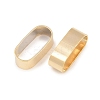 Brass Slide Charms KK-C163-23C-G-2
