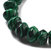 Synthetic Malachite Beads Strands G-P559-A04-01-4