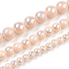 Electroplate Opaque Glass Beads Strands X-GLAA-T032-P6mm-AB09-4