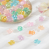 40Pcs 10 Colors Mushroom Luminous Resin Display Decorations RESI-LP0001-61-1