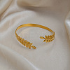 Vintage 304 Stainless Steel  Open Cuff Bangles for Women LS-TR0349-4