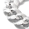 Electroplated CCB Curb Chain Necklace & Bracelets Set SJEW-G084-01P-6