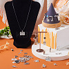 100Pcs 20 Styles Tibetan Style Zinc Alloy Pendants FIND-TA0003-90-7