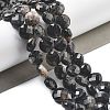 Natural Black Tourmaline Beads Strands G-C179-A23-03-1