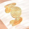 Brass Cuff Bangles for Women BJEW-P397-02G-2