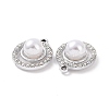 Alloy Crystal Rhinestone Pendants ALRI-H004-14P-3