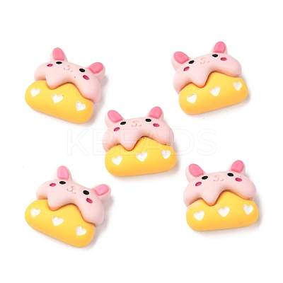 Opaque Resin Cabochons RESI-F020-45-1