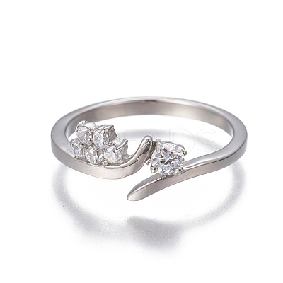 304 Stainless Steel Finger Rings RJEW-F080-25P-17mm-1