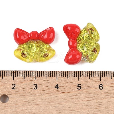 Christmas Series Cute Transparent Resin Decoden Cabochons RESI-S03-03G-1