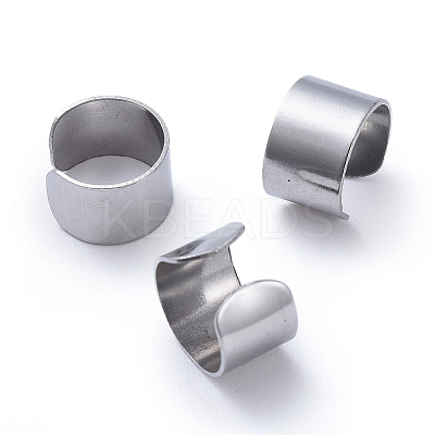 Tarnish Resistant Unisex 304 Stainless Steel Cuff Earrings LS-X-EJEW-P135-03A-1