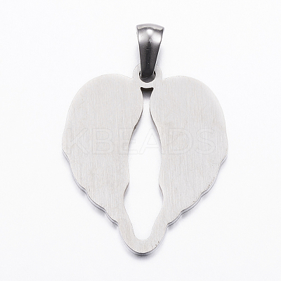 Tarnish Resistant 304 Stainless Steel Pendants STAS-K162-008P-1