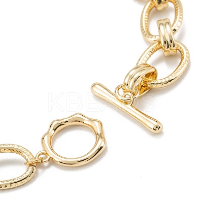 Brass Link Bracelets X-BJEW-K221-01G-1
