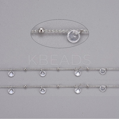 3.28 Feet Brass Ball Curb Chains X-CHC-G006-24P-1