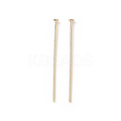 Brass Flat Head Pins X-KK-WH0058-03B-G02-1