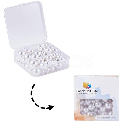 Resin Imitation Pearl Pendants RESI-PH0001-09-1