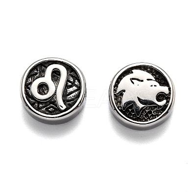 304 Stainless Steel Beads X-STAS-H156-01F-1