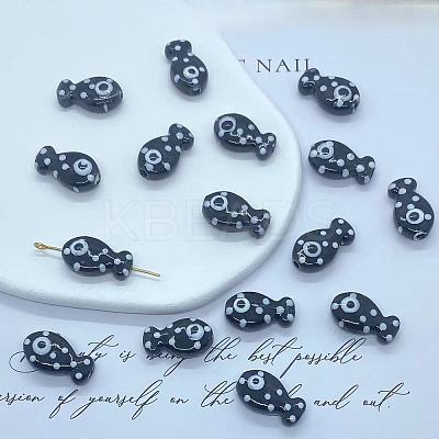 Handmade Porcelain Beads PORC-TAC0009-03C-1