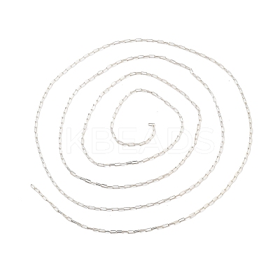 925 Sterling Silver Paperclip Chains STER-P064-02S-1