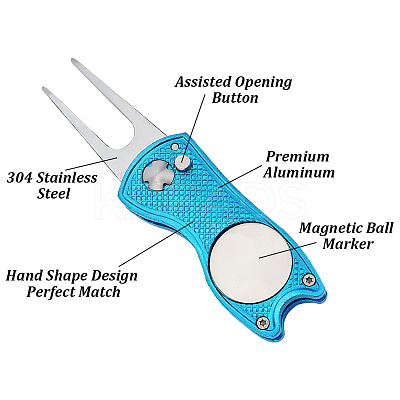 304 Stainless Steel Golf Green Pop-up Fork TOOL-GO0001-02-1
