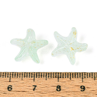 Frosted Glass Beads FGLA-T005-01E-1
