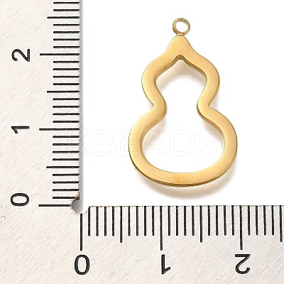 Ion Plating(IP) 304 Stainless Steel Pendants STAS-P371-023G-1