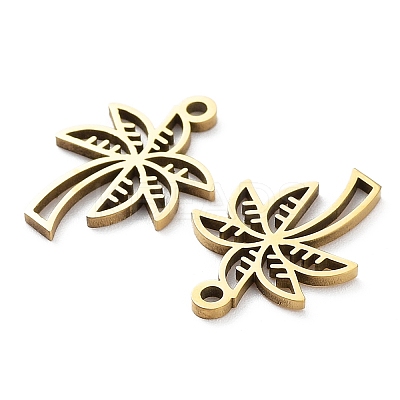 Ion Plating(IP) 316L Surgical Stainless Steel Charms STAS-D046-19G-1