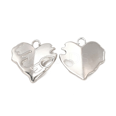 Non-Tarnish 304 Stainless Steel Pendant Rhinestone Settings STAS-A070-08P-1