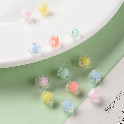 Transparent Acrylic Beads X-TACR-S152-17A-1