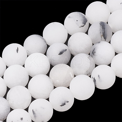 Natural Rutilated Quartz Beads Strands X-G-T106-326-1