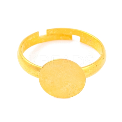 Brass Pad Ring Base Findings EC022-M-NR-1