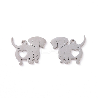 Non-Tarnish 201 Stainless Steel Charms LS-STAS-G273-02P-1