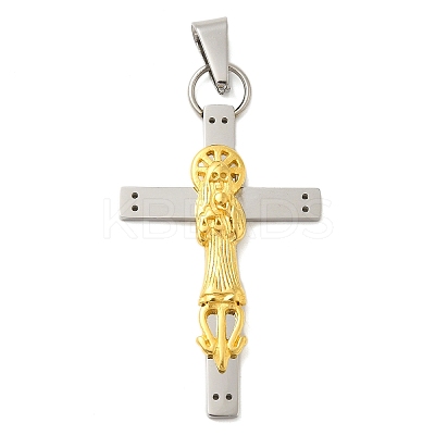 Ion Plating(IP)  304 Stainless Steel  Pendants STAS-D110-41GP-1