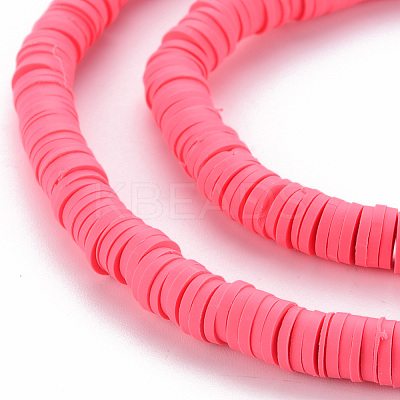 Handmade Polymer Clay Bead Strands CLAY-T002-6mm-45-1