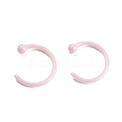 Hypoallergenic Bioceramics Zirconia Ceramic Hoop Nose Rings AJEW-Z014-01-1