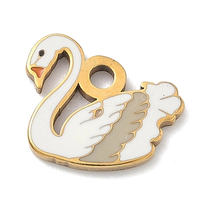 304 Stainless Steel Enamel Pendants LS-STAS-G374-01G-02-1