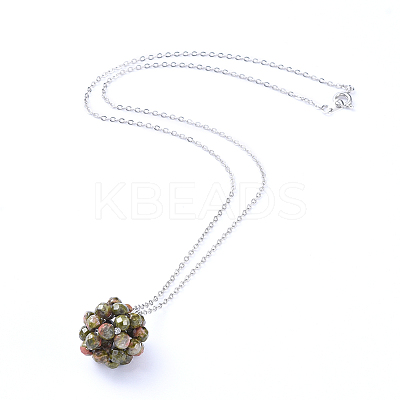 Pendant Necklaces NJEW-JN02802-05-1
