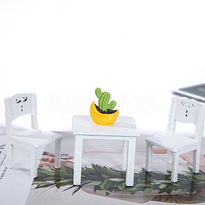 Miniature Wooden Table Chair Educational Furniture Model MIMO-PW0001-093A-1