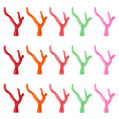 20Pcs 5 Colors Acrylic Pendants OACR-TA0004-21-1