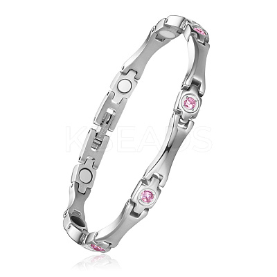 Stainless Steel Panther Chain Watch Band Bracelets JB676B-1