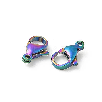 304 Stainless Steel Lobster Claw Clasps STAS-T065-15mm-34RC-1