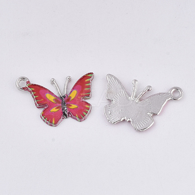 Printed Alloy Pendants PALLOY-R111-14D-1