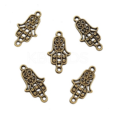 Tibetan Style Alloy Links TIBE-T011-112AB-FF-1