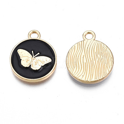 Alloy Enamel Pendants PALLOY-N170-002A-NR-1