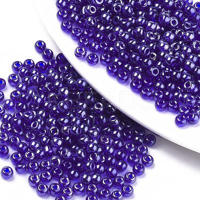 Transparent Glass Beads SEED-S040-08A-04-1