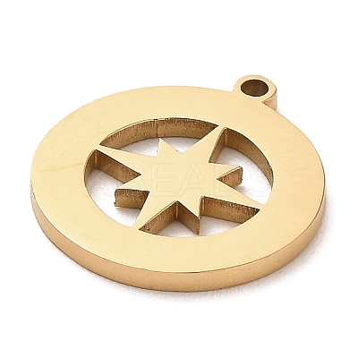 Ion Plating(IP) 304 Stainless Steel Pendants STAS-E199-05G-1