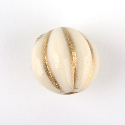 Round Plating Acrylic Beads LS-X-PACR-Q102-49A-1