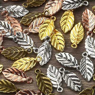 40Pcs 4 Colors Alloy Charms FIND-YW0004-07-1